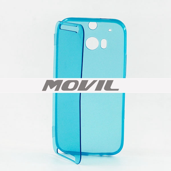 NP-2058 TPU Touch pantalla Flip Funda para HTC One (M8)-3